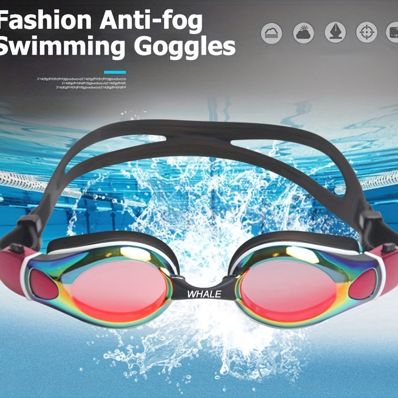 Silicone Diving Goggles Waterproof Anti-fog UV Protection Lens