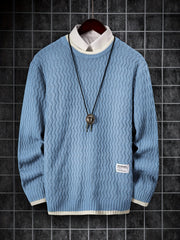 Men's Thermal Knit Pullover Sweater