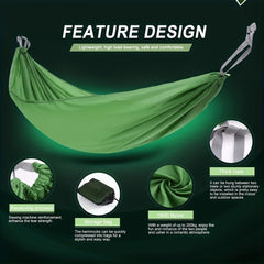 Ultralight Double Hammock for Backpacking Travel Hiking Beach