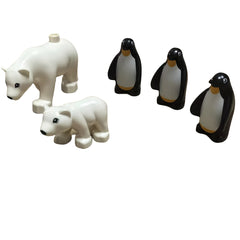 Animal Building Block Set DIY Educational Toy - Forest and Polar Animals