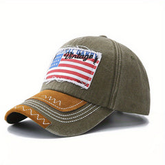 US Flag Baseball Cap Sun Hat Duck Tongue Cap