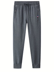 Men's Stretch Comfy Pants Solid Trousers Stylish Outdoor Wear