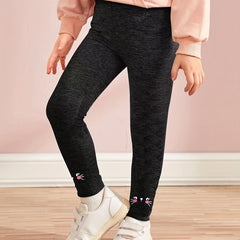 Toddler Girls Cat Graphic Leggings Casual Skinny Pants