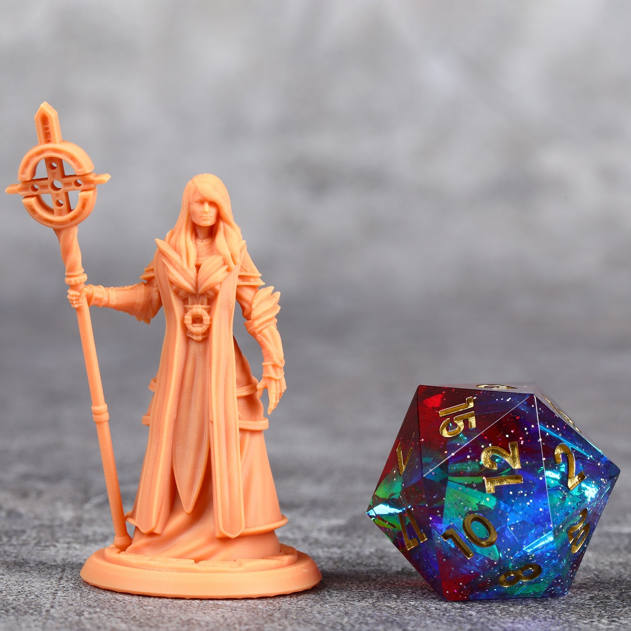 Holy Priest Miniature for Tabletop RPGs