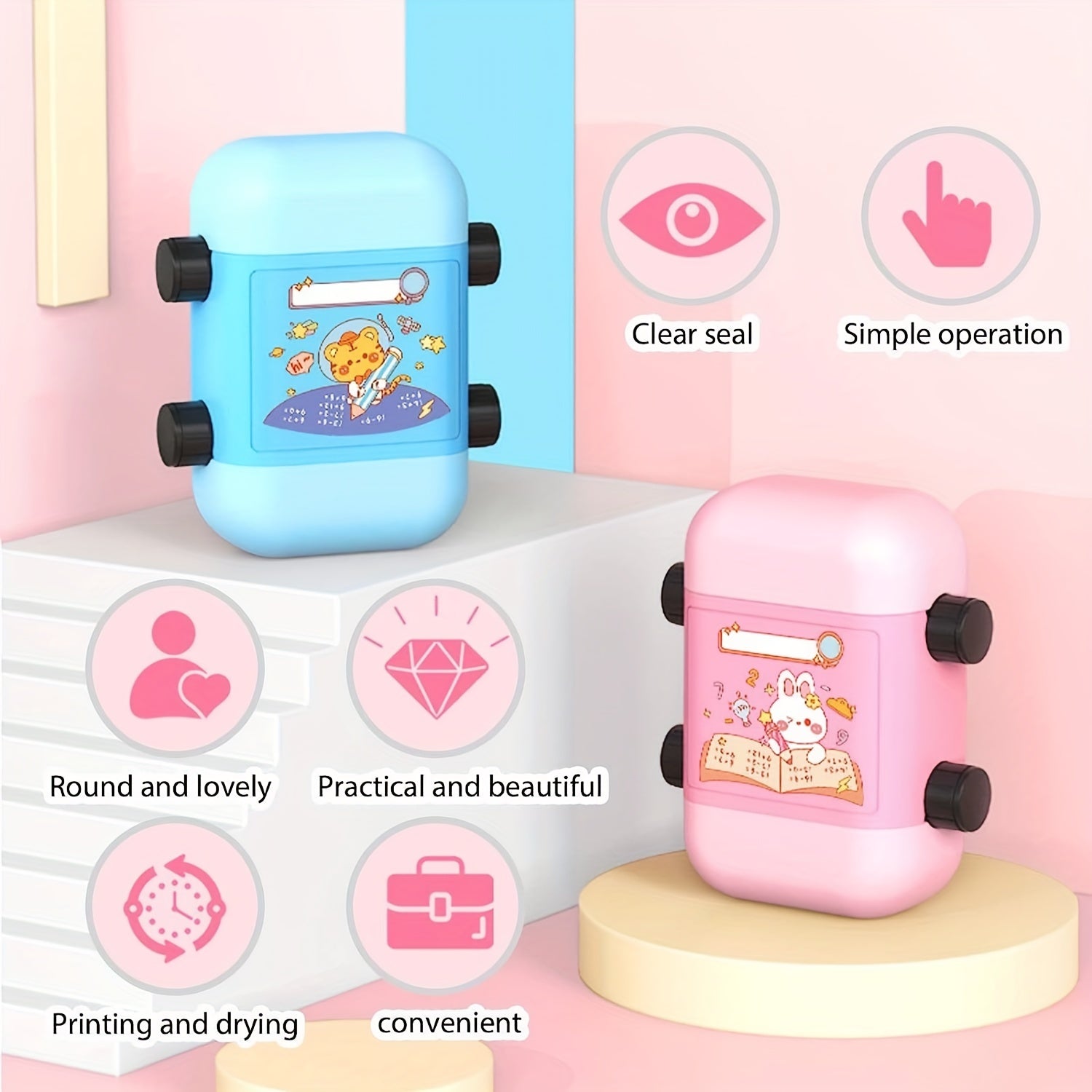 Double Roller Arithmetic Seal for Kids