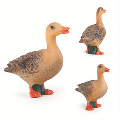 Realistic Chicken & Duck Farm Animal Models for Diorama