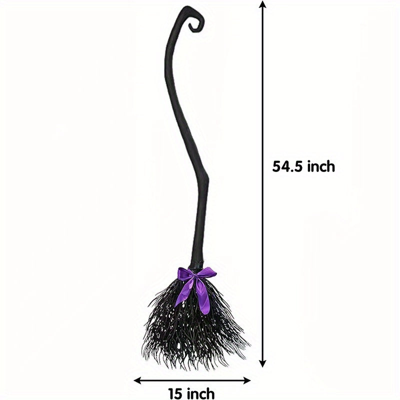 Halloween Witch Broom Decoration Props - Magic Broom Props