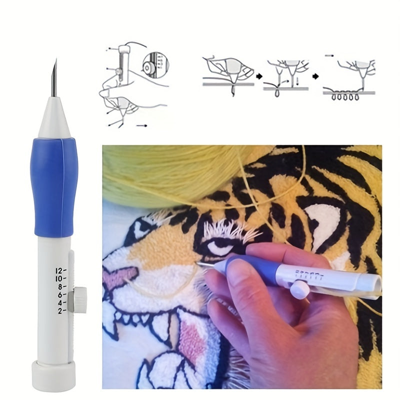 Embroidery Knitting Pocket Needle Pen Punching Needle DIY Sewing Tool