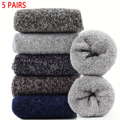 5 Pairs Soft Crew Socks Women's Stockings