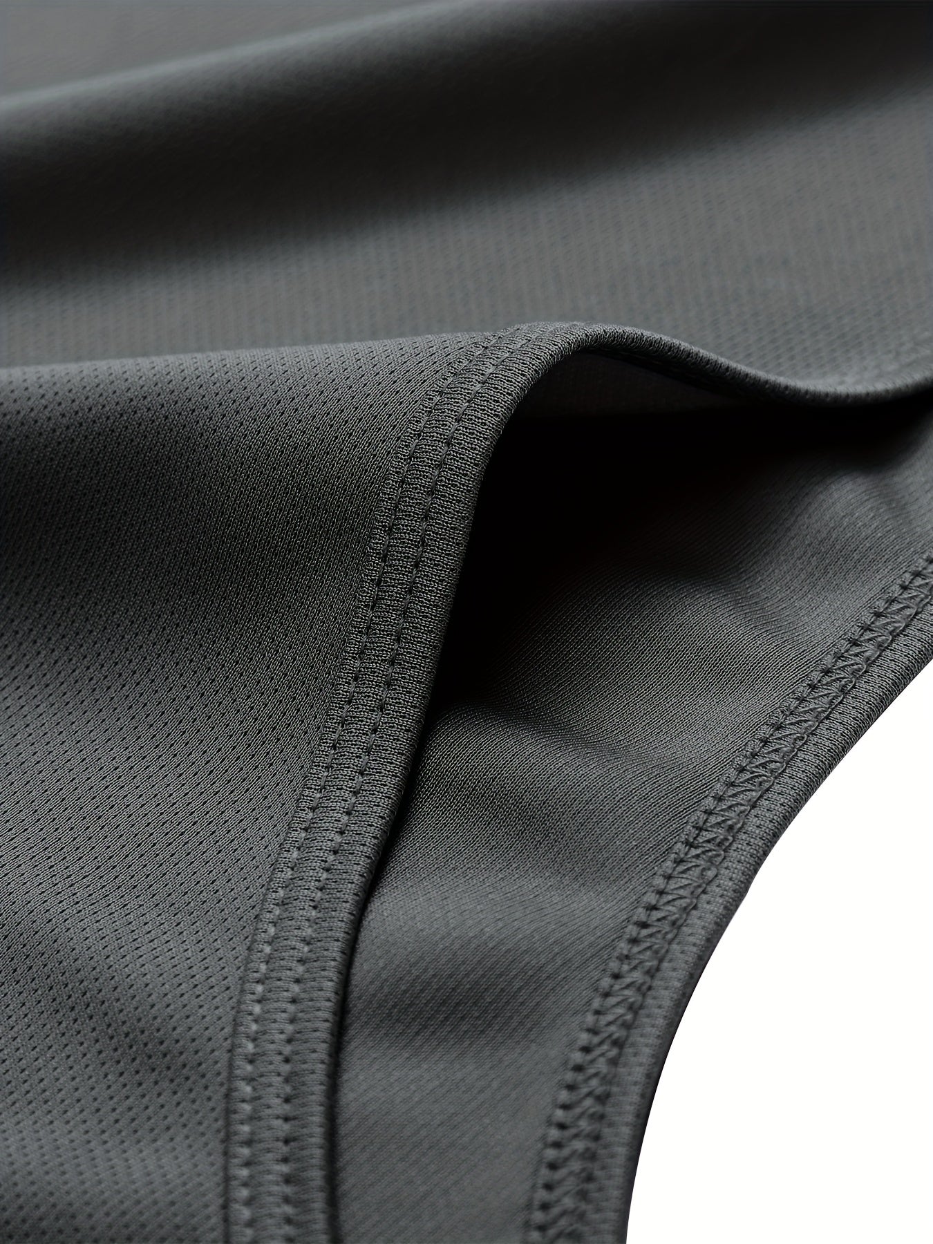 Men's Solid Tank Top Quick Dry Stretch Crew Neck Sleeveless Shirt