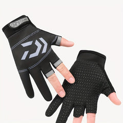 Sun Protection Fishing Gloves Non Slip Breathable Wear-resistant