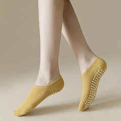 Breathable Non Slip Yoga Socks with Grippers for Pilates Ballet Barre Workouts