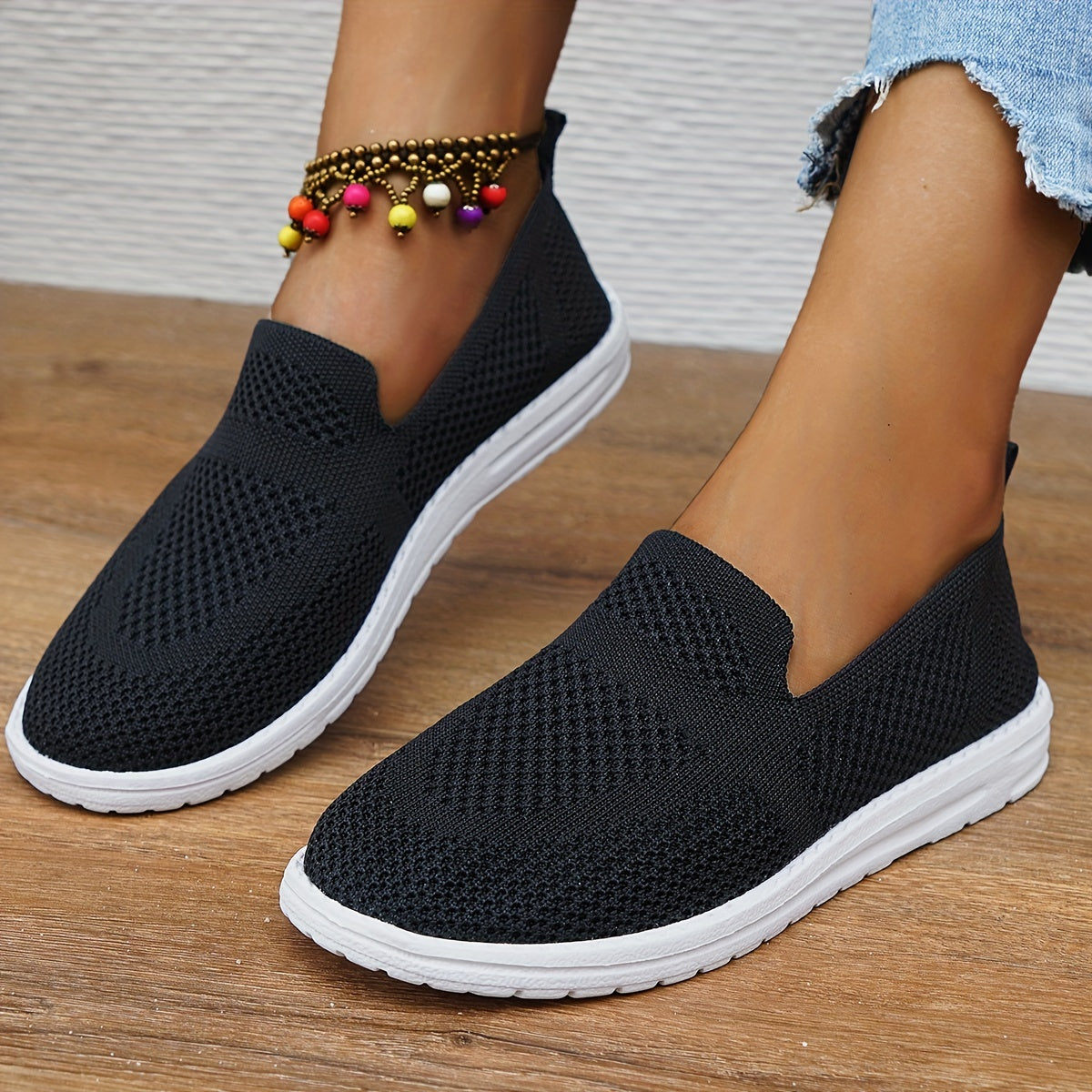 Women's Mesh Sneakers Slip On Lightweight Walking Shoes