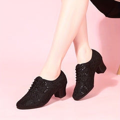 DADAWEN Women's Latin Dance Shoes