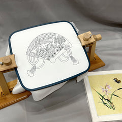5pcs Square Embroidery Cross Stitch Bandage ABS Hoop Kit
