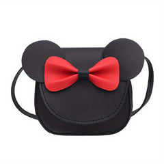 Bowknot Flap Crossbody Bag Coin Purse For Girls