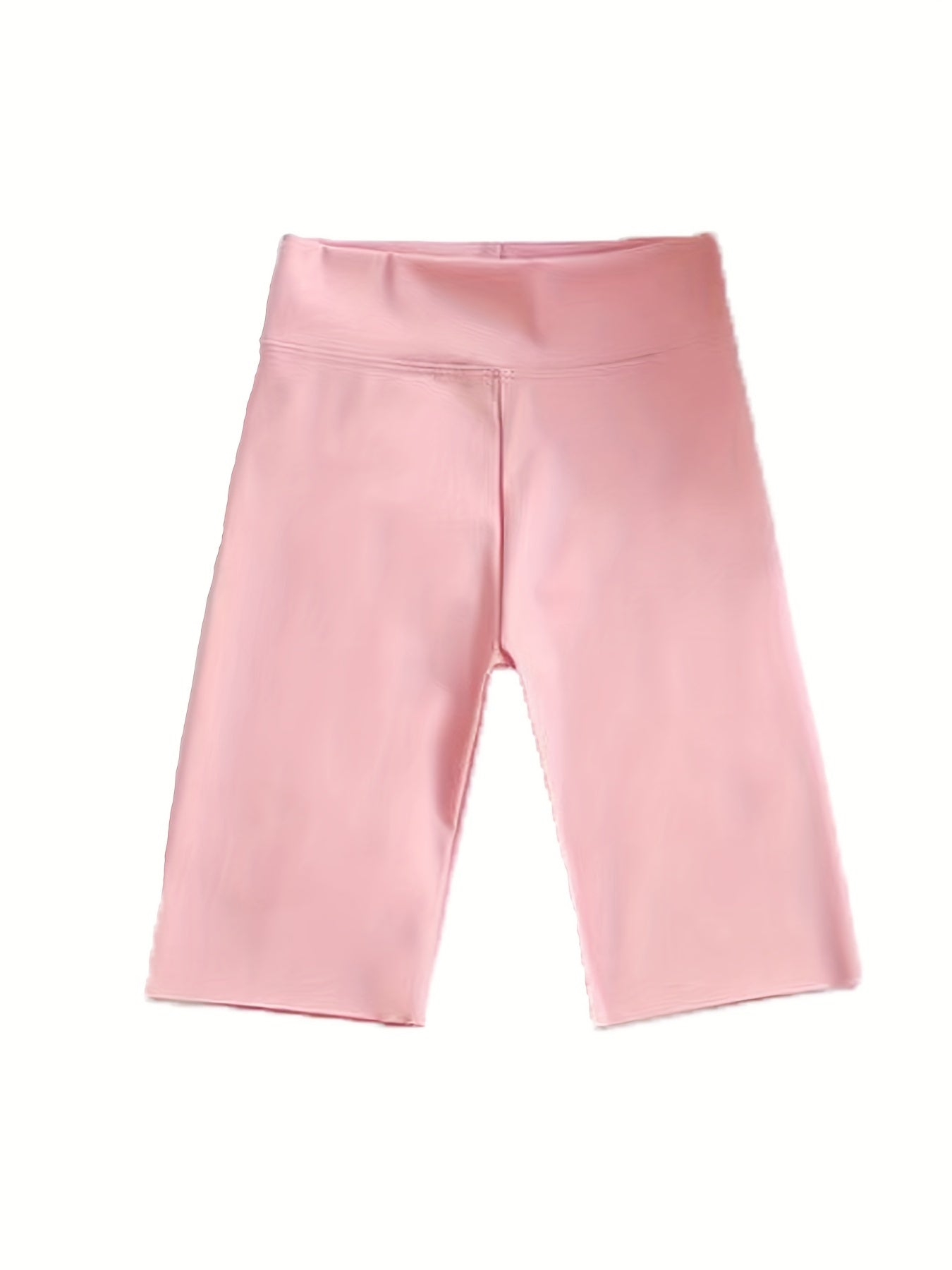 Girls High Waist Yoga Shorts for Summer Sports