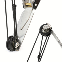 Mini Composite Bow Toy Stainless Steel Pulley Decompression