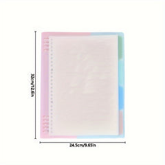 A4 Candy colored Notebook Refill Clip