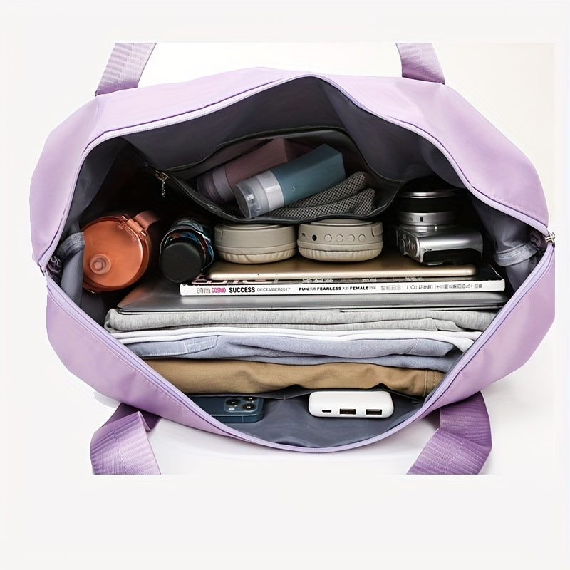 Portable Shoulder Bag Dry & Wet Separation Yoga Fitness Travel Bag