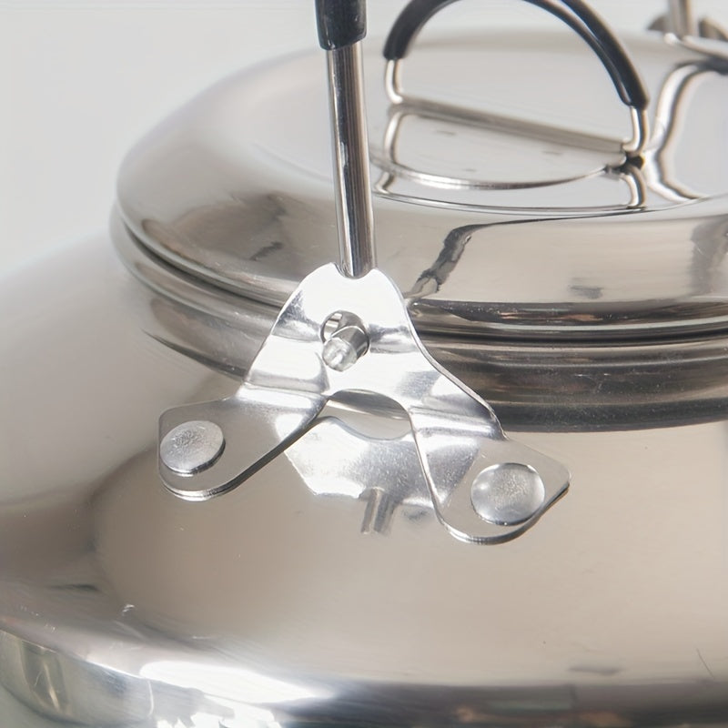 Portable Stainless Steel Camping Kettle for Outdoor Activities