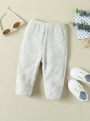 Baby Boys Cotton Casual Outfit Solid Pullover Sweatshirt Pants Set