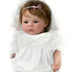 Princess Full Body Vinyl Reborn Doll with Rooted Hair
