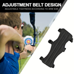 Adjustable Archery Arm Guard 3 Straps Safety Gear