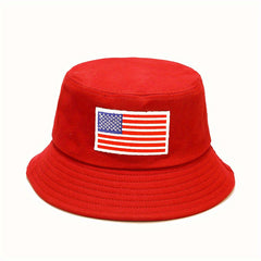 American Flag Bucket Hat Sun Visor