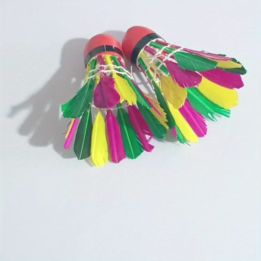 Colorful Badminton Shuttlecocks for Gym Training