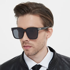 HD Large Frame Sunglasses Box Men Leisure Driving Sunglasses