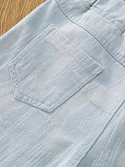 Boys Teen Casual Denim Shorts for Summer