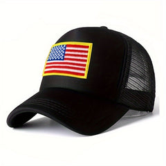 Flag Sponge Mesh Hat Trucker Baseball Cap