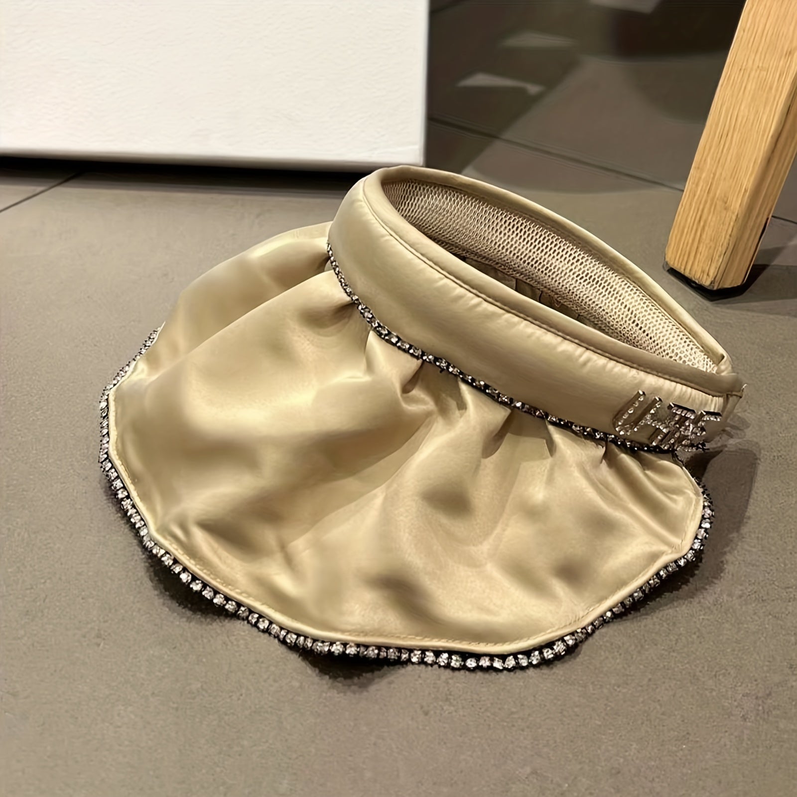 Casual Shell Visor Hat UV Protection Foldable Solid Summer Sun Hat For Women