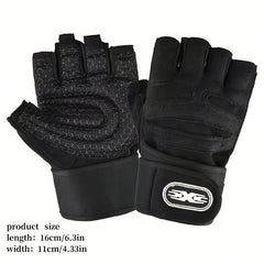 Fitness Half Finger Gloves Weightlifting Wrist Protection Gloves