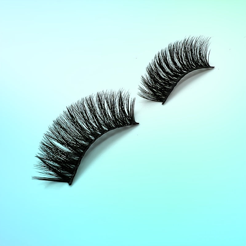 Fluffy 3D Curl Extension Eyelashes Long Dramatic and Cruelty-Free
