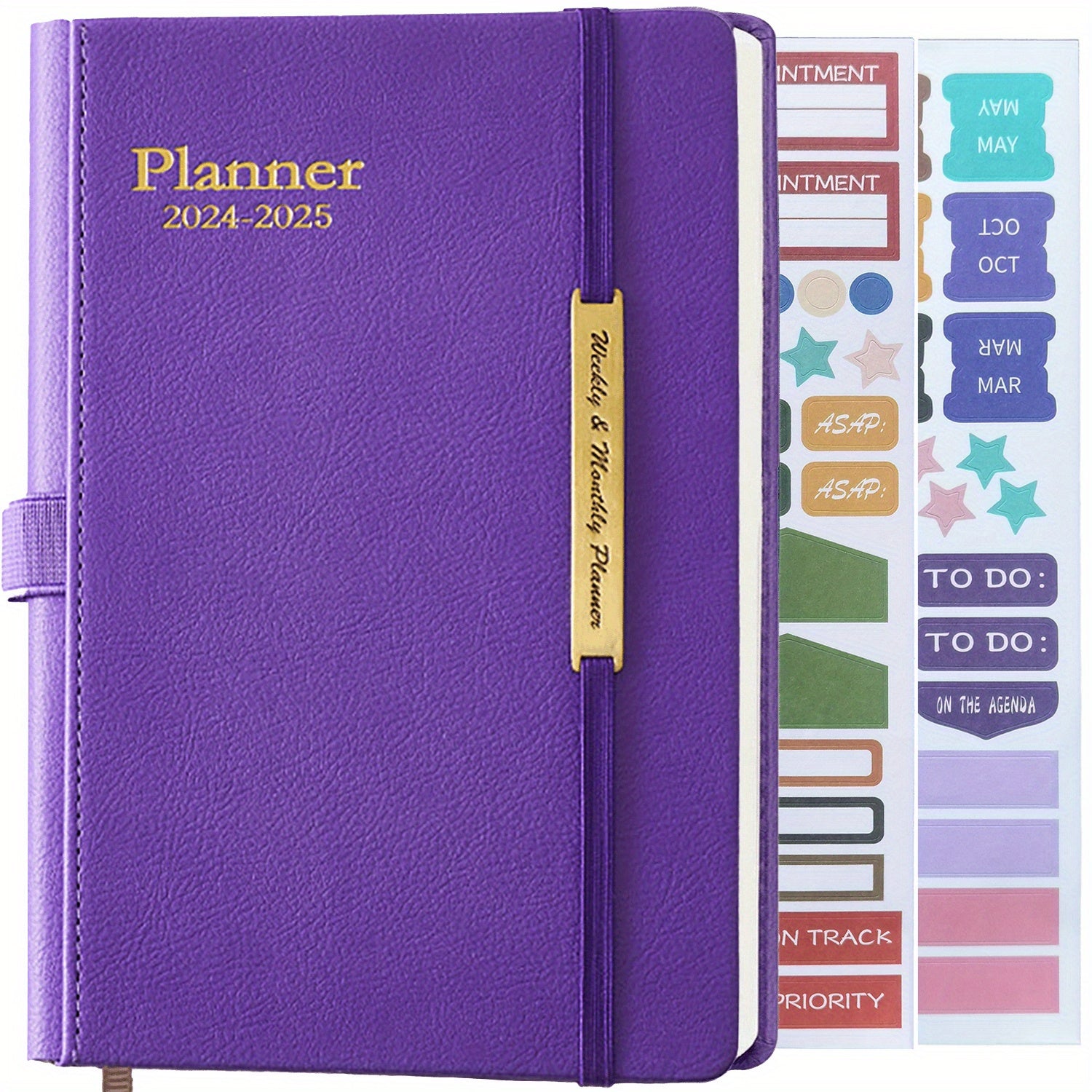 Planner 18 Months Daily Weekly A5 Hardcover Agenda Journal Notebook