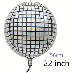 Disco Balloon Five Pink Love Shape Balloons Set