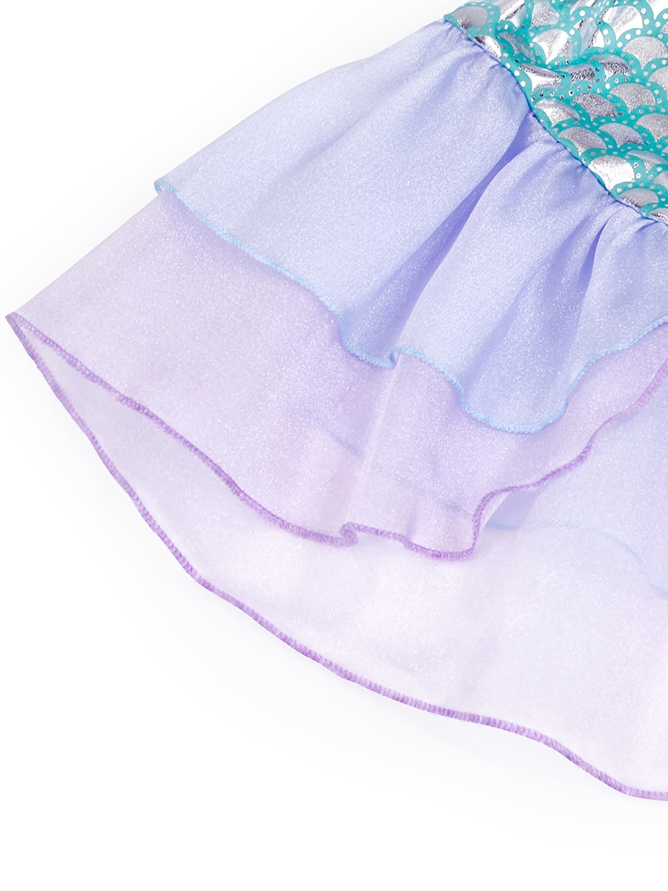 Girls Mermaid Dress Costume Party Cosplay Outfit Kids Clothes