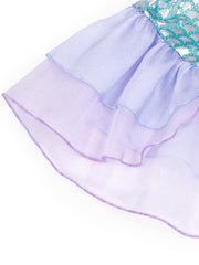 Girls Mermaid Dress Costume Party Cosplay Outfit Kids Clothes