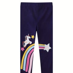 Toddler Girls' Unicorn Rainbow Stretch Leggings
