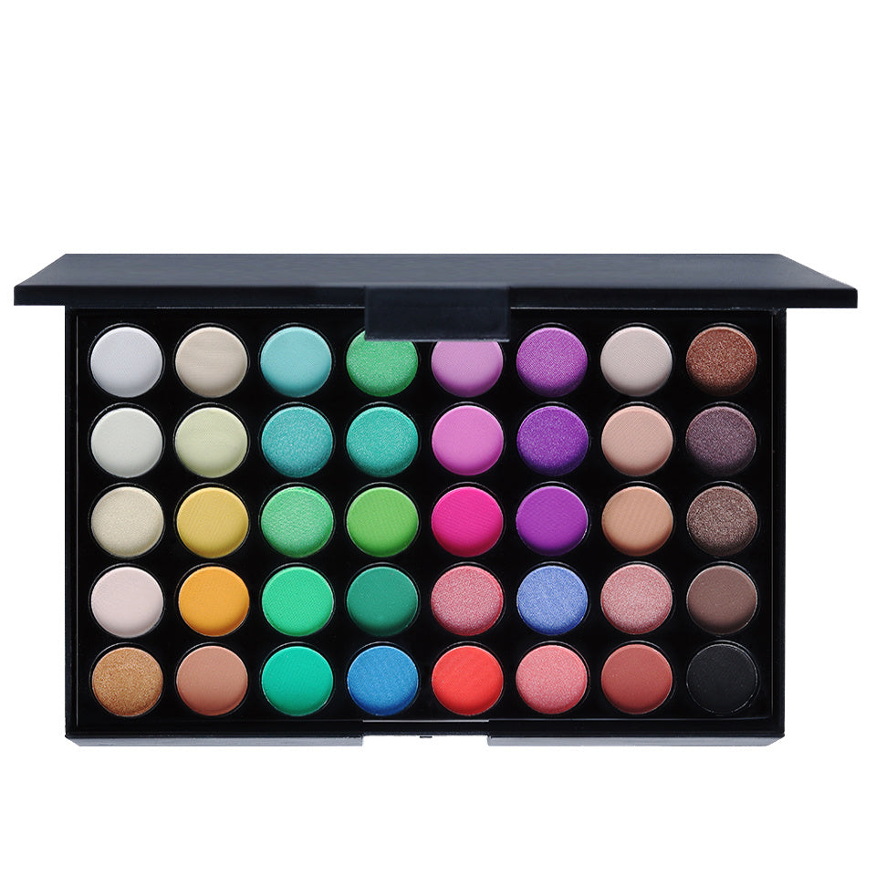 40 Colors Eye Makeup Palette Matte Shimmer Metallic Eyeshadow Palette
