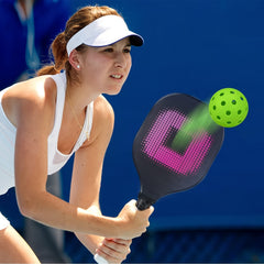 12pcs 40 Holes Outdoor Pickleball Balls High Bouncy Durable Balls