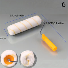 Hot Melt Roller Brush, Latex Paint Roller - 22.86 cm, No Dead Corner