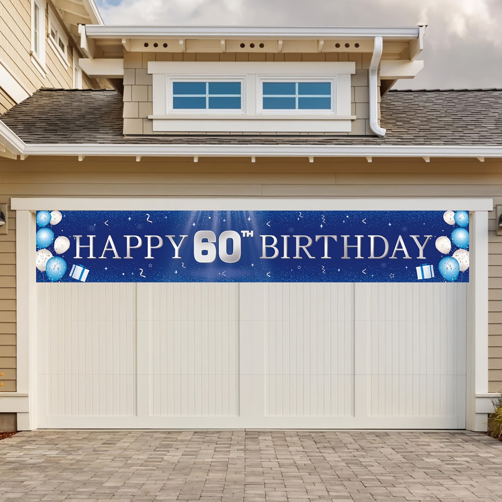 60th Birthday Banner Yard Sign 60th Birthday Decoration