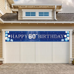 60th Birthday Banner Yard Sign 60th Birthday Decoration