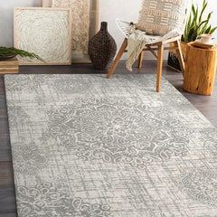 Boho Printed Flannel Living Room Rug