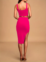 Y2K Tank Top & Pencil Skirt Set Sexy Summer Outfit