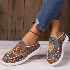 Women's Canvas Shoes Casual Lace Up Outdoor Shoes Lightweight Low Top Sneakers