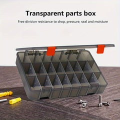 1PC Transparent Plastic Tool Box Part Classification And Organization Box